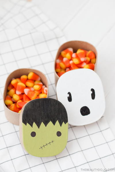 DIY Halloween Paper Mache Boxes