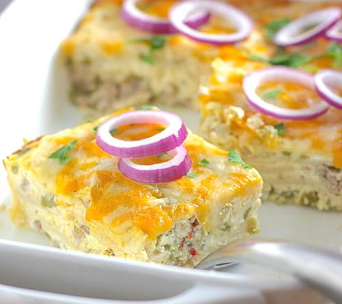 Make-Ahead Mexican Breakfast Casserole