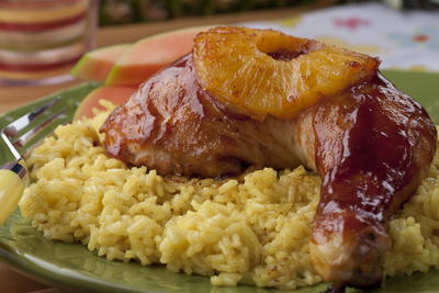Tropical Barbecued Chicken