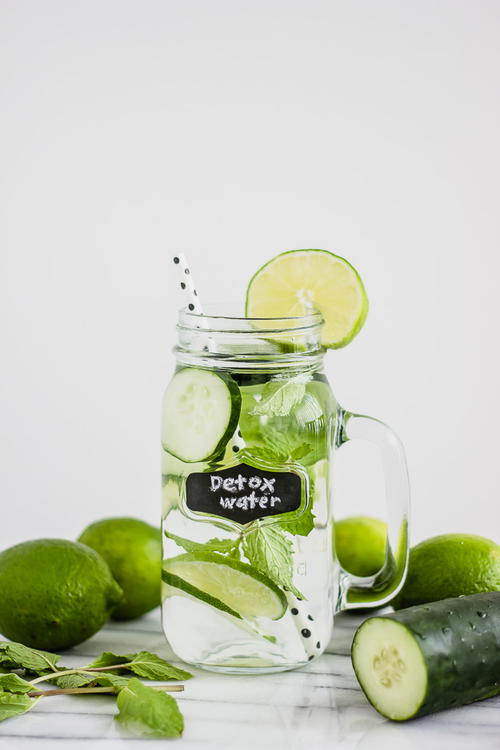 Cucumber and Mint Detox Drink