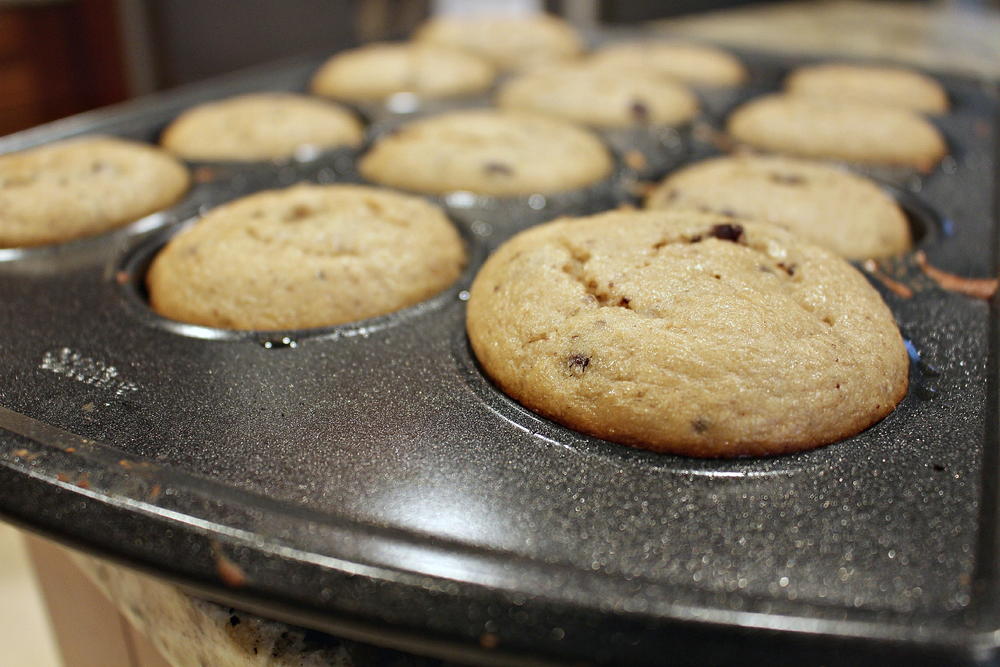 Blender Banana Yogurt Oatmeal Muffins