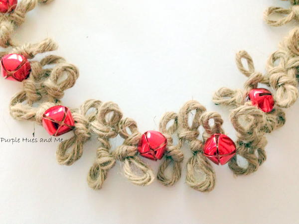 Loopy Jute Twine DIY Christmas Garland