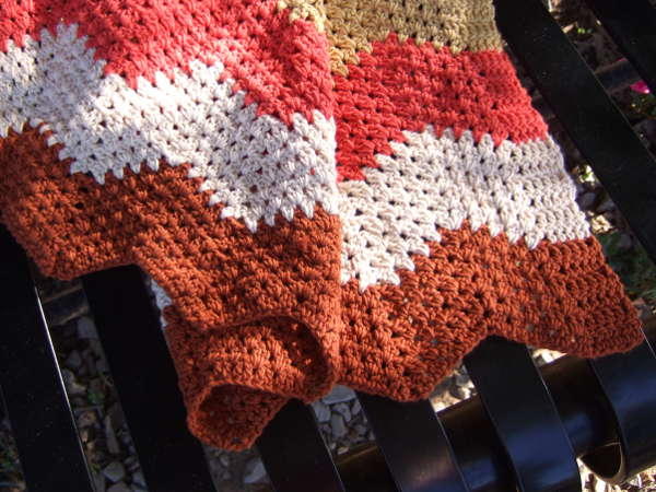stitch blanket to crochet v how Checks Blanket Ripple Little