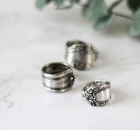 How To DIY Silver Spoon Ring - The Everyday Farmhouse