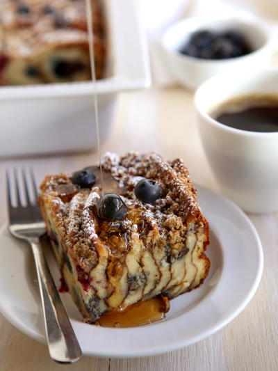 Blueberry Pancake Bake