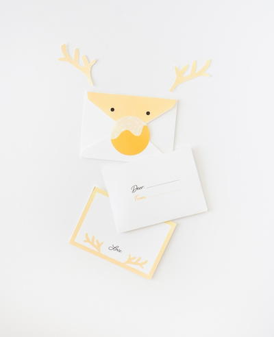 Reindeer Printable Envelope Set AllFreePaperCrafts Com