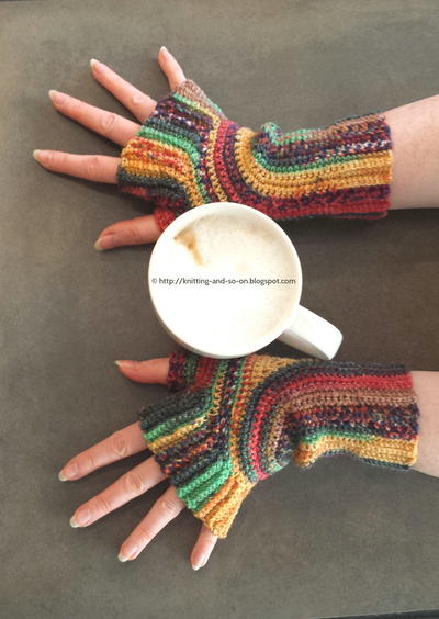 Artistic Dreams Crocheted Mitts