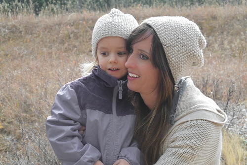 Mommy and Me Knit Hats