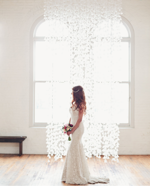 Elegant Wax Paper Backdrop