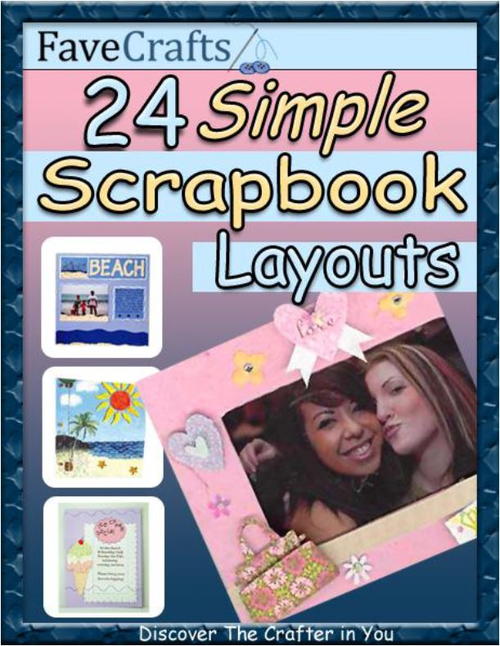 24 Simple Scrapbook Layouts