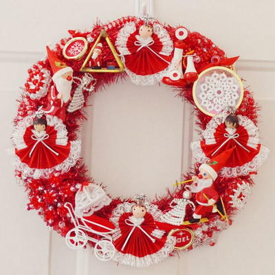 Christmas Ornament Wreath