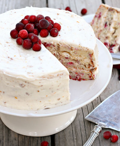 Cranberry Christmas Cake