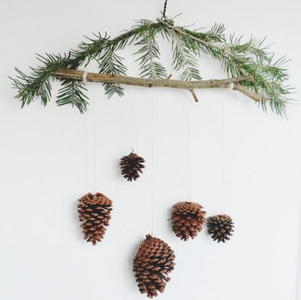 Pine Cone Ornament Mobile