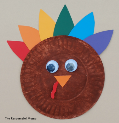 Paint Chip Thanksgiving Turkey