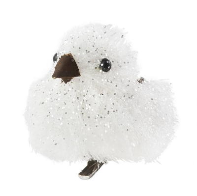 Assorted Mini Snow-Bird Ornament Set
