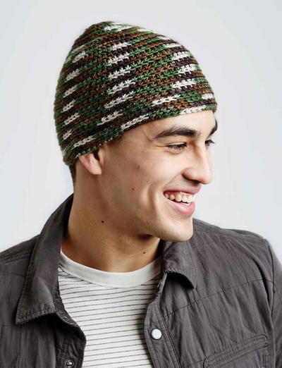 Camo Crochet Hat