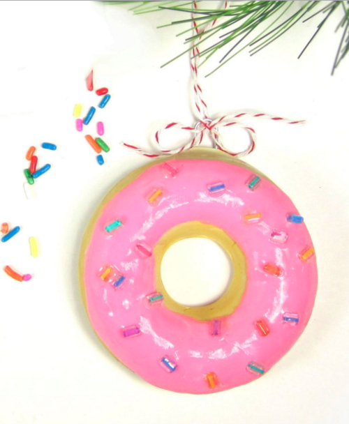 DIY Donut Christmas Ornament