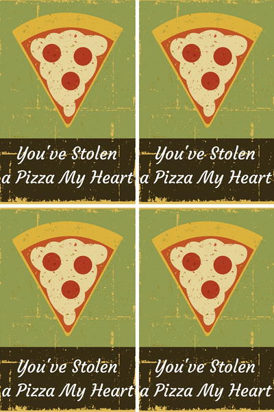 Youve Stolen a Pizza My Heart Valentine
