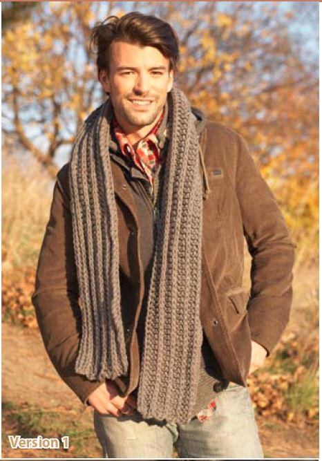 Hes the Man Crochet Scarf