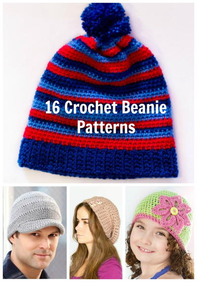 16 Crochet Beanie Patterns