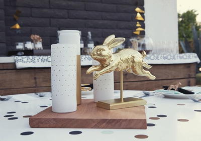 DIY Gold Painted Animals