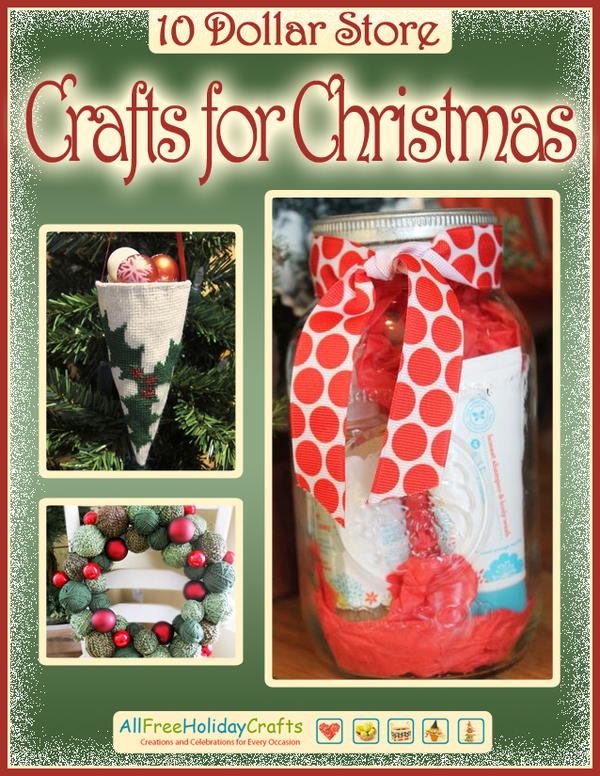 10 Dollar Store Crafts for Christmas free eBook