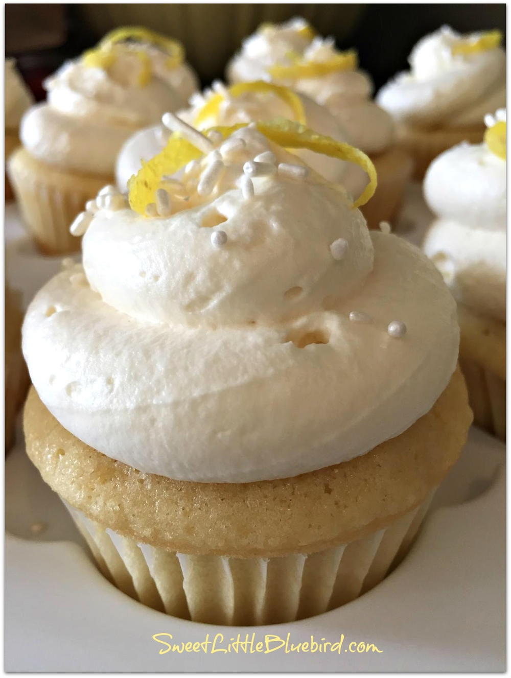 Scones blueberry lemon Lemon Cupcakes with Lemon Curd Filling and Lemon Whipped Cream Frosting