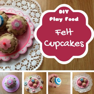 Felt Cupcakes Sewing Project