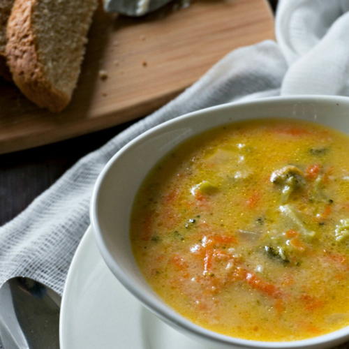 Healthier Panera Broccoli Cheese Soup