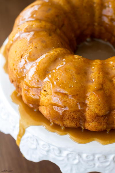 Brown Sugar-Glazed Sweet Potato Bundt Cake