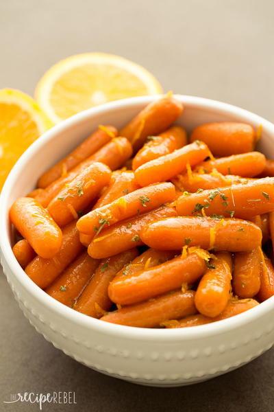 Slow Cooker Honey Orange Glazed Carrots