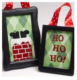 Santa Frame Ornaments