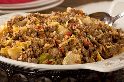 Beefy Cabbage Skillet