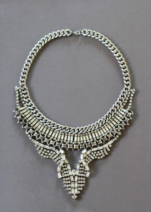 Vintage Rhinestone DIY Necklace