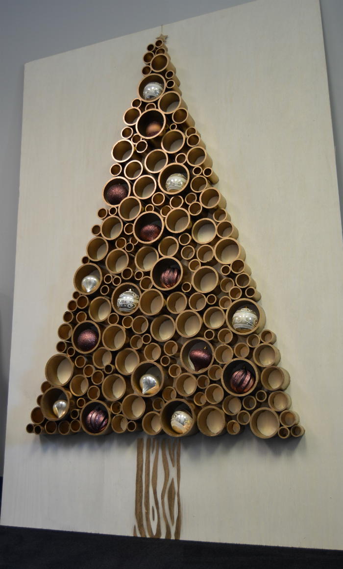 PVC Pipe Christmas Tree | FaveCrafts.com