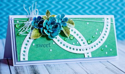 Sweet 3D Flower Greeting Card