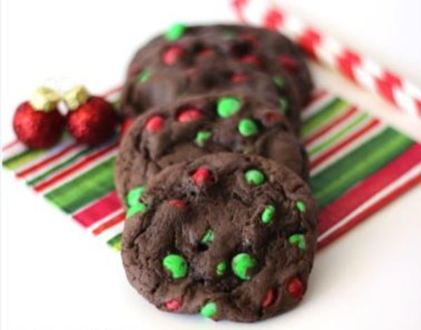 Cake Mix Christmas Candy Cookies