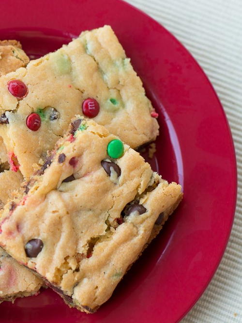 Festive Cake Mix Cookie Bars