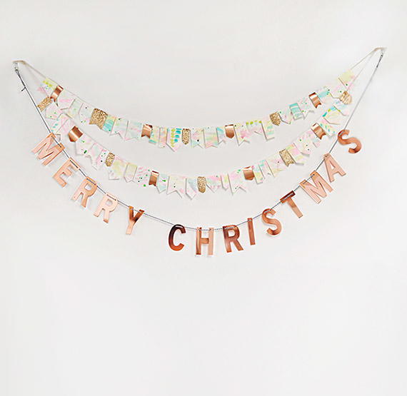 Cheerful Watercolor Party Garland