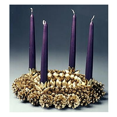 Pinecone Candle Holder