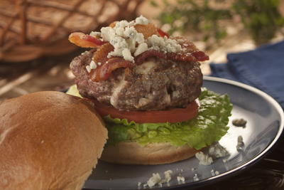 Bacon Blue Cheese Burgers