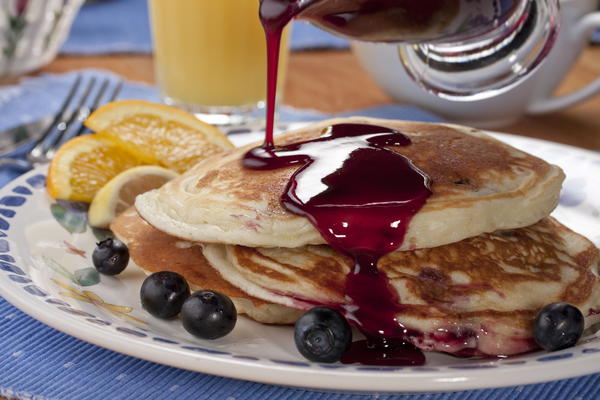 Lemon Blueberry Pancakes