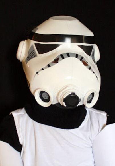 Milk Jug Storm Trooper Helmet