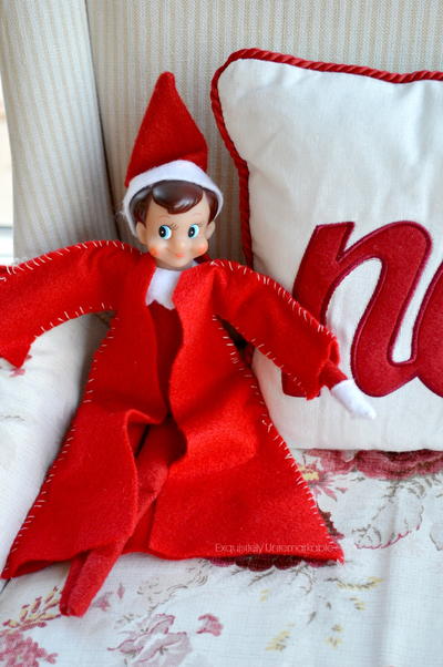 DIY Elf On The Shelf Coat