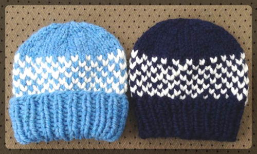 Fair Isle Cerulean Hat