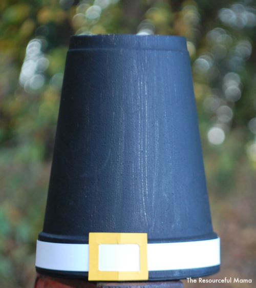Styrofoam Cup Pilgrim Hat