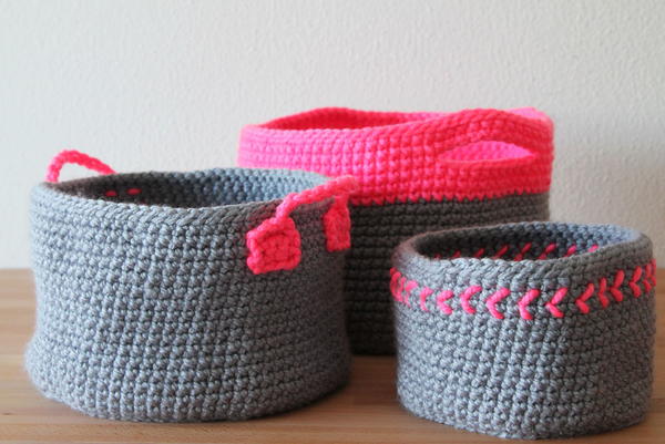 Neon Touch Baskets