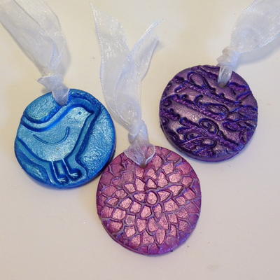 Clay Medallion Party Favors