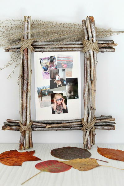 DIY Rustic Photo Frame