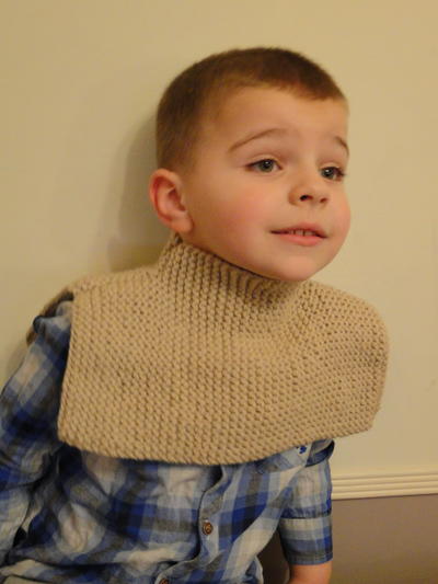 Under Your Coat Knit Scarf for Kids